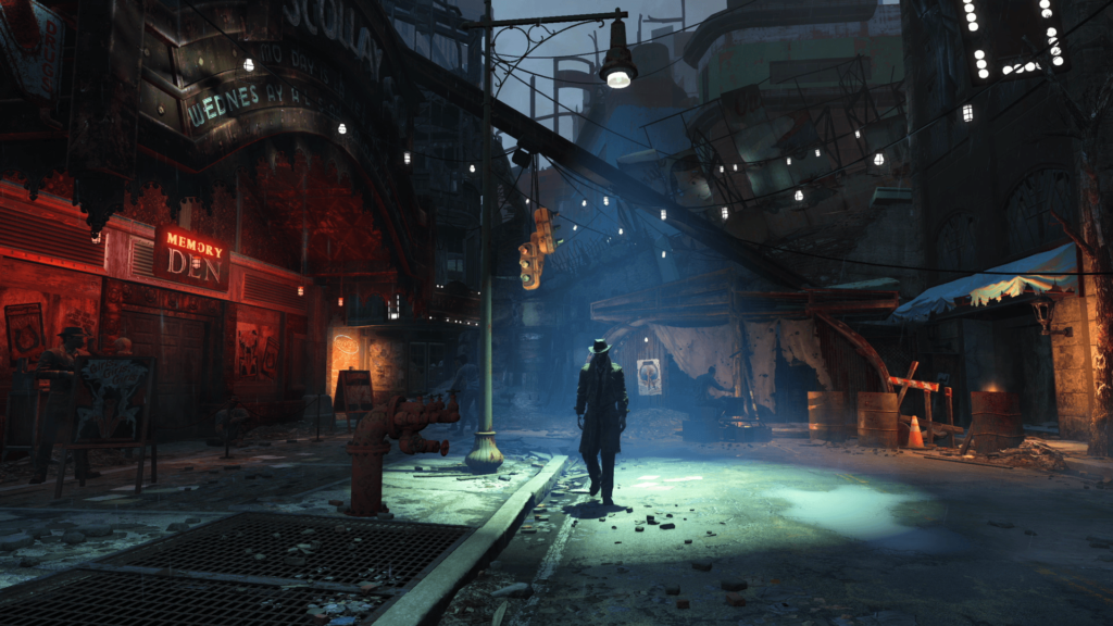 Screenshot of Fallout 4 in Goodneighbor.